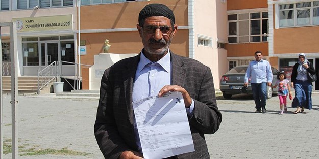 60'lık dede KPSS'ye başvurdu