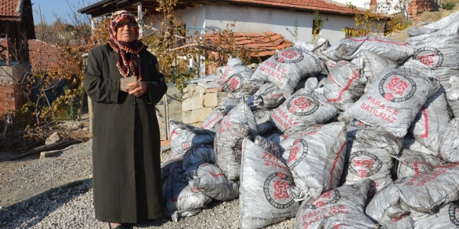 Hüsne Teyze kömüre kavuştu