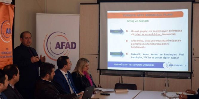 AFAD bilgilendirme toplantısı düzenlendi