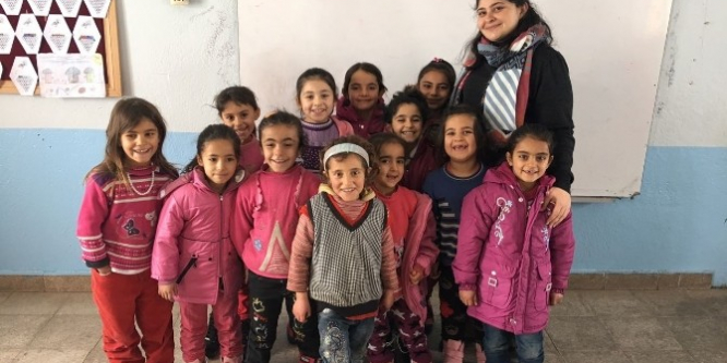 Öğrencileri ısıtan yardım