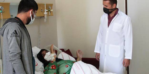 63 yaşındaki Şirin teyze sağlığına kavuştu