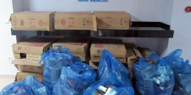 195 bin lira değerinde sahte ürün ele geçirildi
