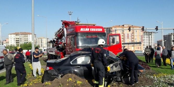 Malatya’da trafik kazası: 1 ölü 2 yaralı
