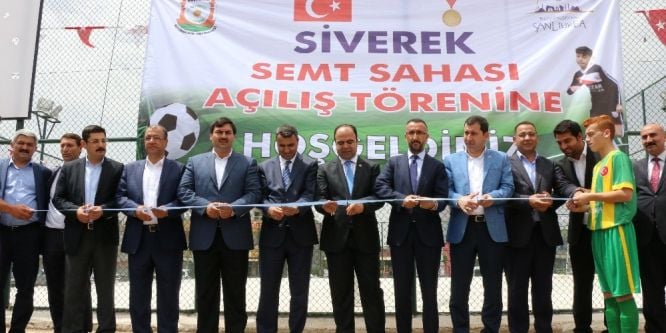 Siverek’te açılış ve temel atma töreni