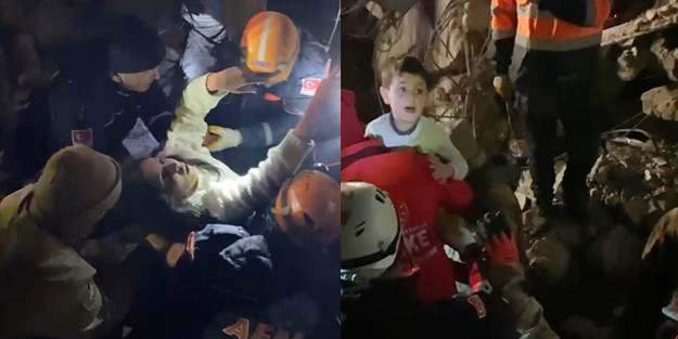 64 saat sonra çıkartılan 4 çocuğun ilk merak ettikleri bakın ne oldu!