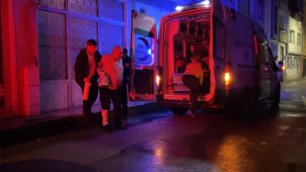 64 yaşındaki hasta korku dolu anlar yaşadı! Evdeki oksijen tüpü alev aldı