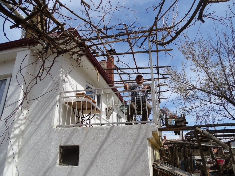 65 yaş üstü balkonlarda 