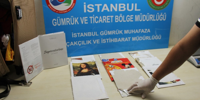 Atatürk Havalimanında değeri 575 bin TL olan 2 kilo 304 gram kokain ele geçirildi