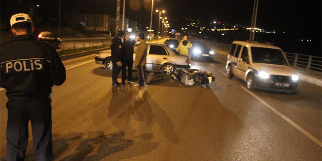 Sinop’ta trafik kazası