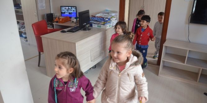 Anasınıfı öğrencileri kütüphane ile tanıştı