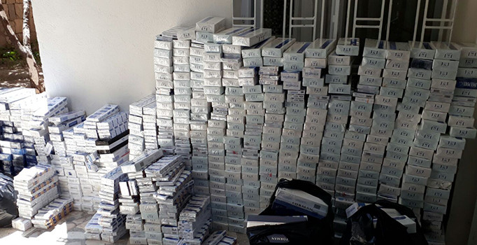 66 bin paket kaçak sigara ele geçirildi