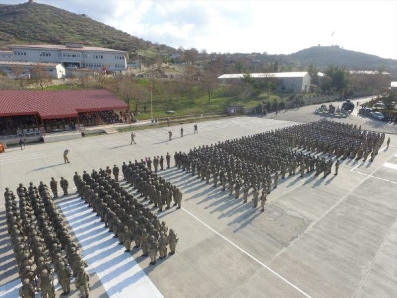 660 korucu ve asker Afrin'e uğurlandı