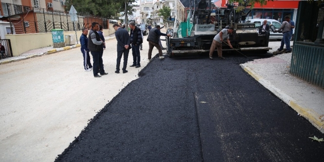 70 kilometre sıcak asfalt çalışması yapıldı
