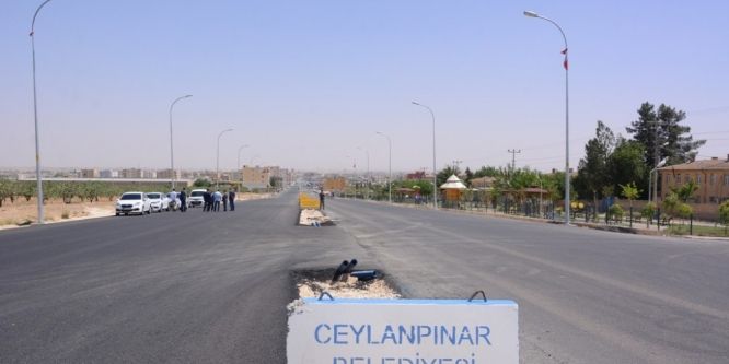 Ceylanpınar’ın dört bir yanına asfalt serimi yapıldı