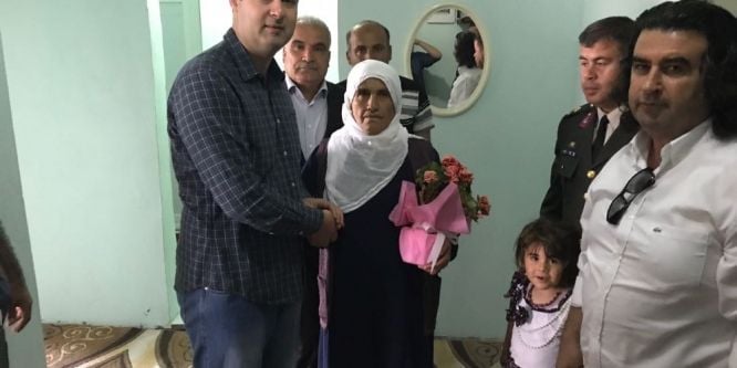 Kaymakam Gülenç, şehit annelerini ziyaret etti