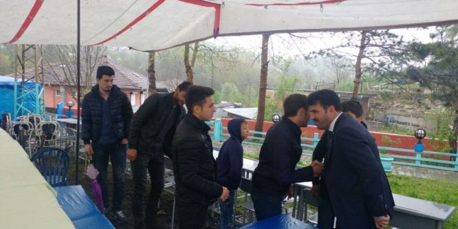 Çakır, Şamlar Köyü halkına teşekkür etti