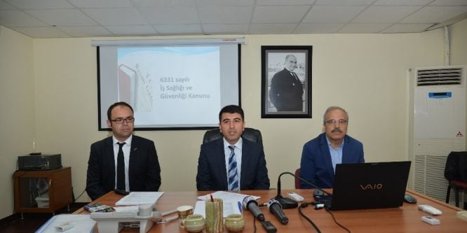Valilik personeline iş güvenliği eğitimi verildi