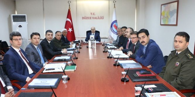 Referandum güvenliği toplantısı yapıldı