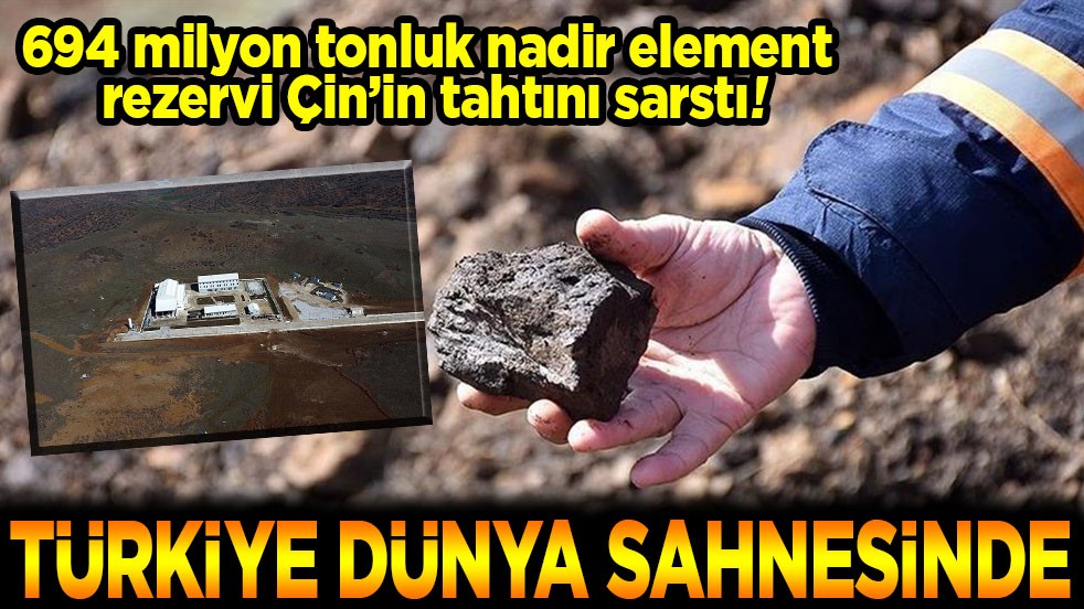 694 milyon tonluk rezerv Çin’in tahtını sarstı! Türkiye dünya sahnesinde