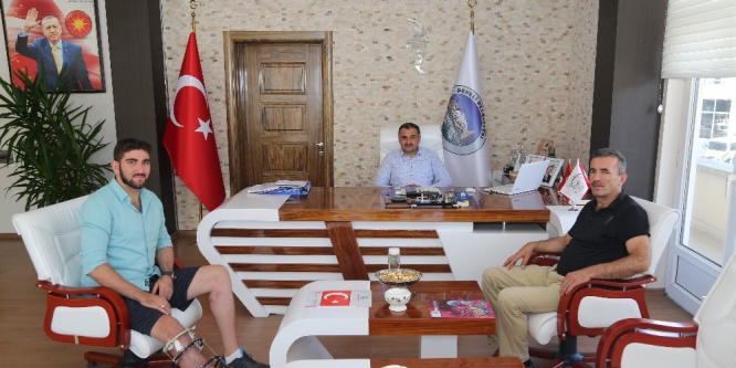 Güneydoğu gazisinden Başkan Cabbar’a ziyaret