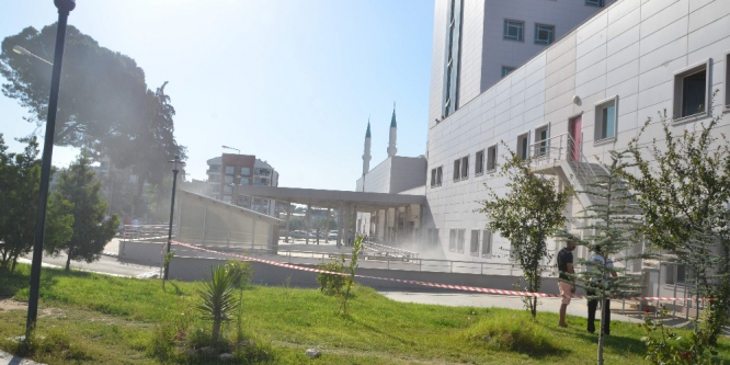 Nazilli Devlet Hastanesi'nde yangın