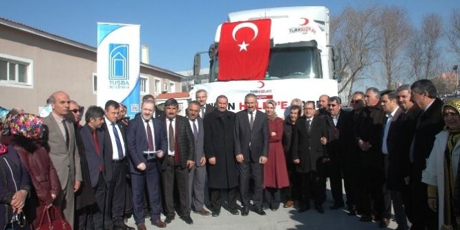 Tuşba Belediyesi'nden Halep’e yardım!