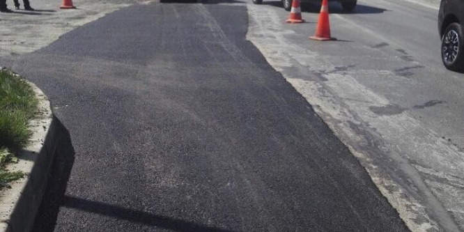 Körfez’de asfalt çalışmaları sürüyor