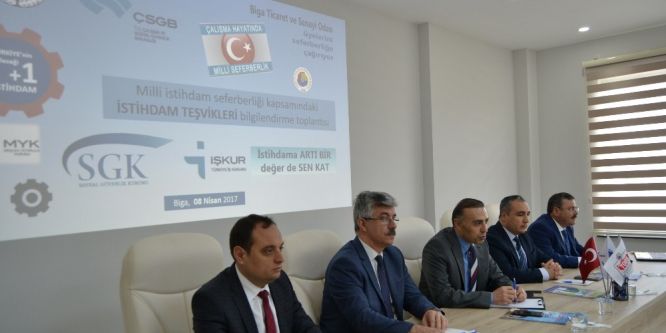 İstihdam teşvikleri Biga TSO’da anlatıldı