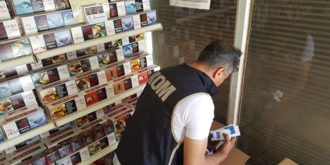 5 bin 780 paket kaçak sigara yakalandı