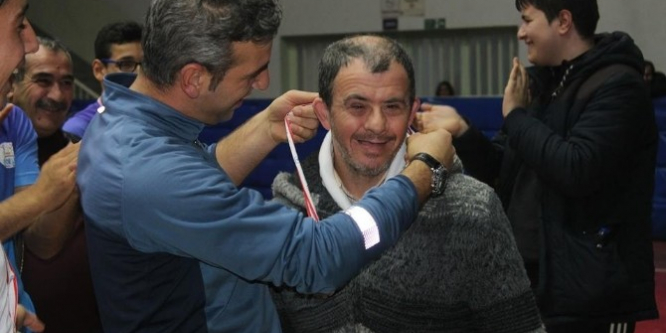 Malatyasporlu Cemil’in madalya sevinci