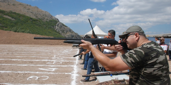 15 Temmuz şehitleri anısına trap yarışları yapıldı
