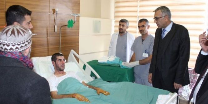 Erdoğan Öz'den gaziye ziyaret