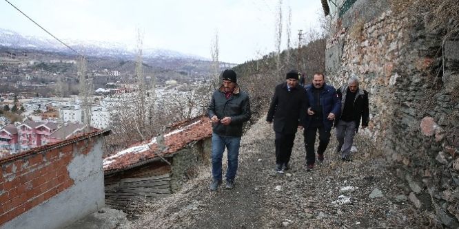 Tokat’ta merdiven çalışması