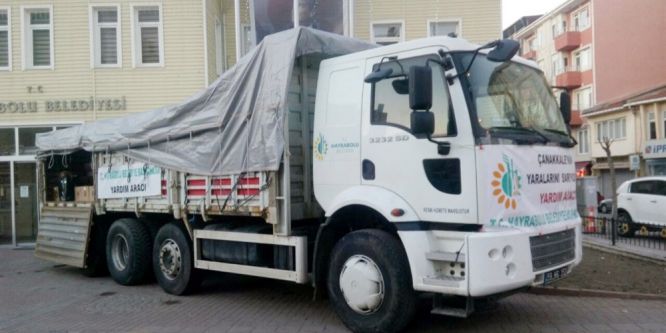 Hayrabolu’dan depremzedelere yardım