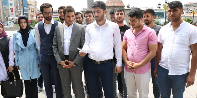 AK Gençlikten İsrail’e kınama bildirisi