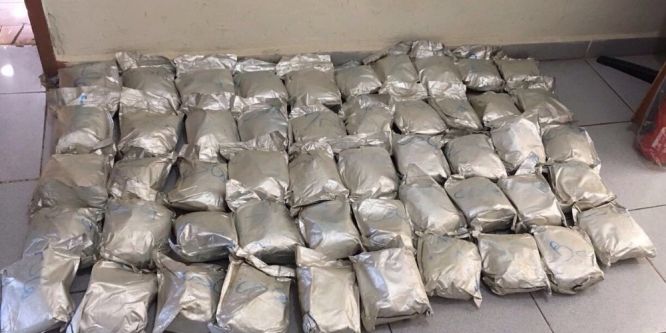 54 kilo 529 gram eroin ele geçirildi