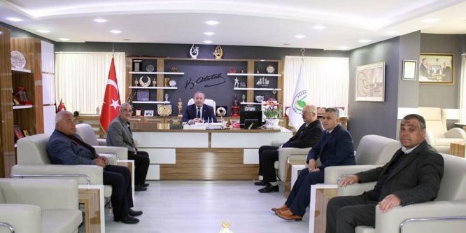 Şehit Aileleri Derneği’nden Başkan Şahiner’e teşekkür ziyareti