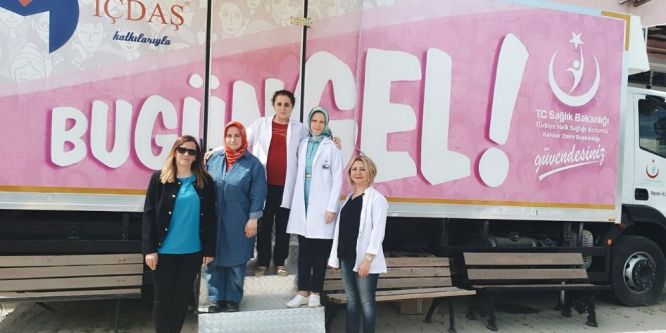 Biga’da kanser taraması yapıldı
