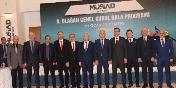 MÜSİAD Hatay Şubesi 8. Olağan Kongresini yaptı