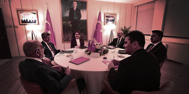 '6'lı masa kaos işaretini verdi!'