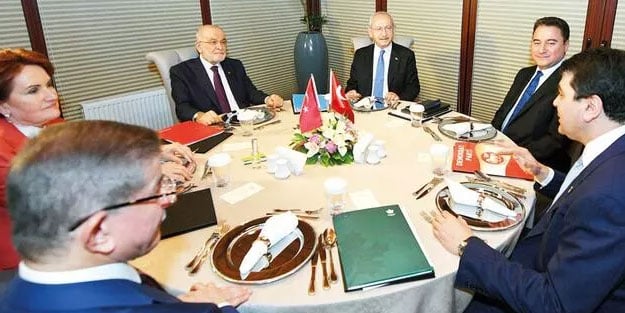 6'lı masada bir çatlak daha! 4 ismi işaret etti