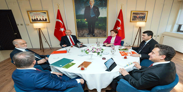 6'lı masadan seçmeni kızdıran bildiri! Adını bile anmadılar