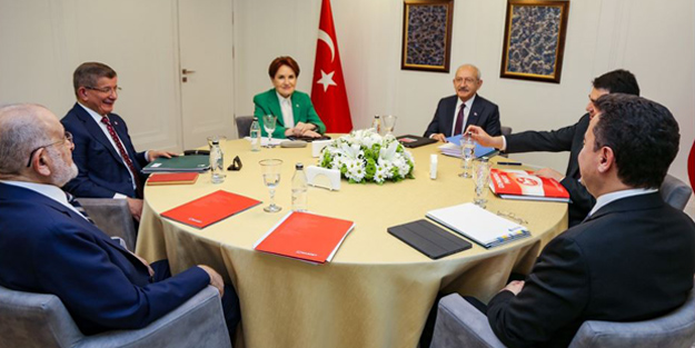 6'lı masanın bildirisini fena tiye aldı! 'Bu gidişle seçime yemek masasında girecekler'