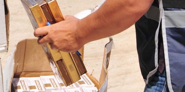 7 bin 500 kaçak sigara ele geçirildi