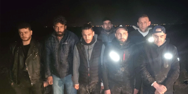 7 kaçak göçmen daha yakalandı