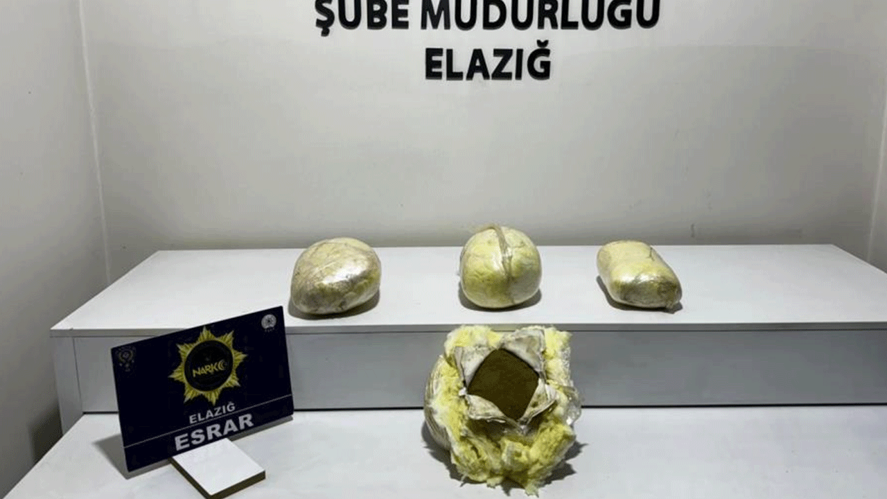 7 kilo esrar ele geçirildi: 1 gözaltı