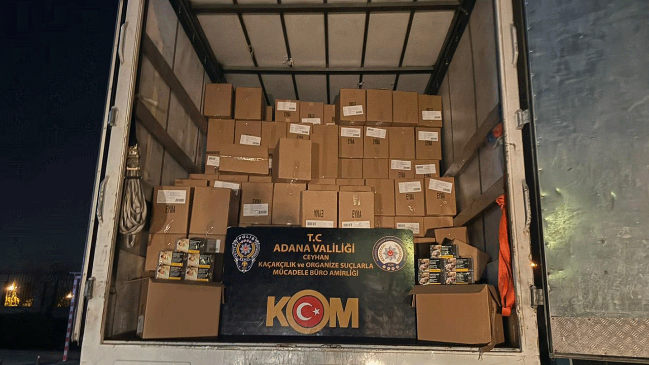 7 milyon makaron ele geçirildi: 1 gözaltı