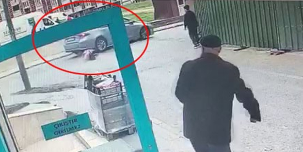 7 yaşındaki kıza böyle çarptı