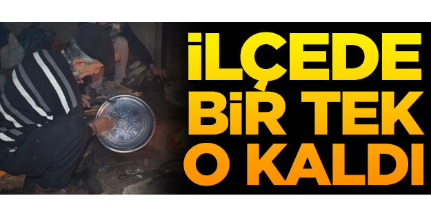 7 yaşından beri bu işi yapıyor! İlçede bir tek o kaldı
