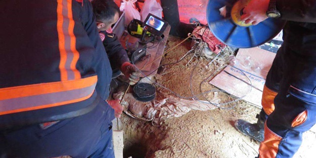 70 metrelik kuyuda 6 gündür yaşam mücadelesi veriyor